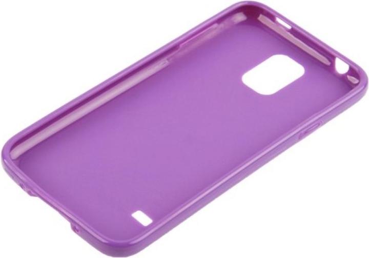 Actual product image König Design Protective cover TPU Case for mobile Samsung Galaxy S5 / S5 Neo Purple / Violet (Samsung Galaxy S5, Samsung Galaxy S5 Neo)