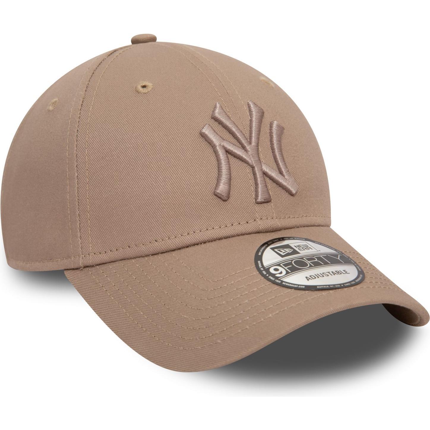 New Era, Herren, Cap, 9Forty Strapback Cap - New York Yankees ash brown, Braun