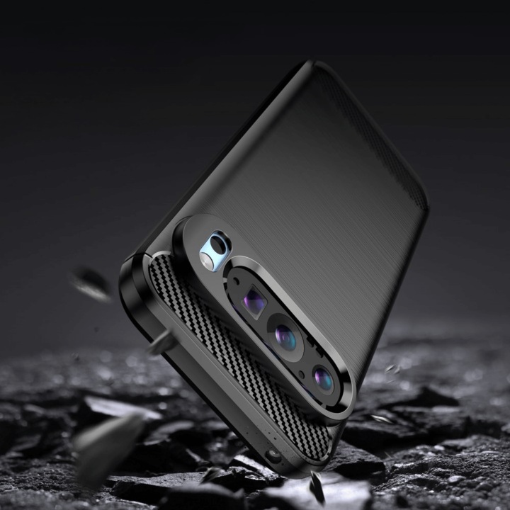 Produktbild Cover-Discount Google Pixel 9 / 9 Pro - Metall Carbon Look Hülle (Google Pixel 9 Pro Fold, Google Pixel 9)