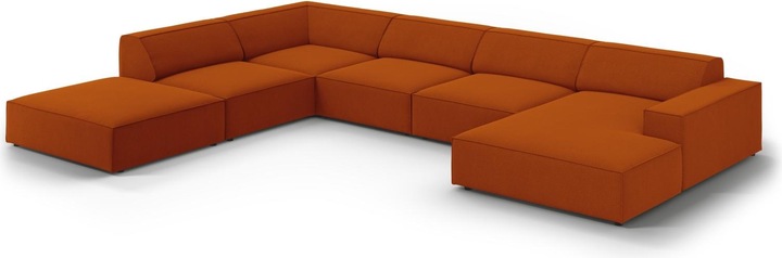 Actual product image Micadoni Panoramic Left Corner Sofa, "Jodie", 7 Seats, 364x262x70Made in Europe (Sofa landscape)