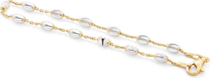 Immagine prodotto Beneto Elegante bracciale bicolore placcato oro AGB605 - Lunghezza: 18 cm (18 cm)