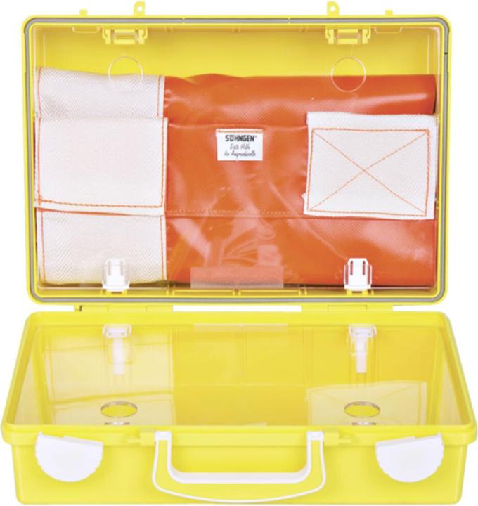 Image du produit Söhngen Mallette de premiers secours SN-CD Dimensions : 31 x 21 x 13 cm (L x H x P) Couleur : jaune (Accessoires pour trousse de secours)
