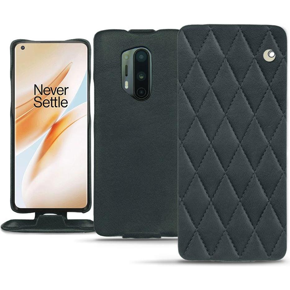 Noreve Lederschutzhülle vertikal (OnePlus 8 Pro), Smartphone Hülle, Blau