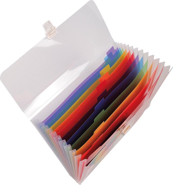 Produktbild Exacompta Crystal Fächermappe mit Griff (A4, 1 x)