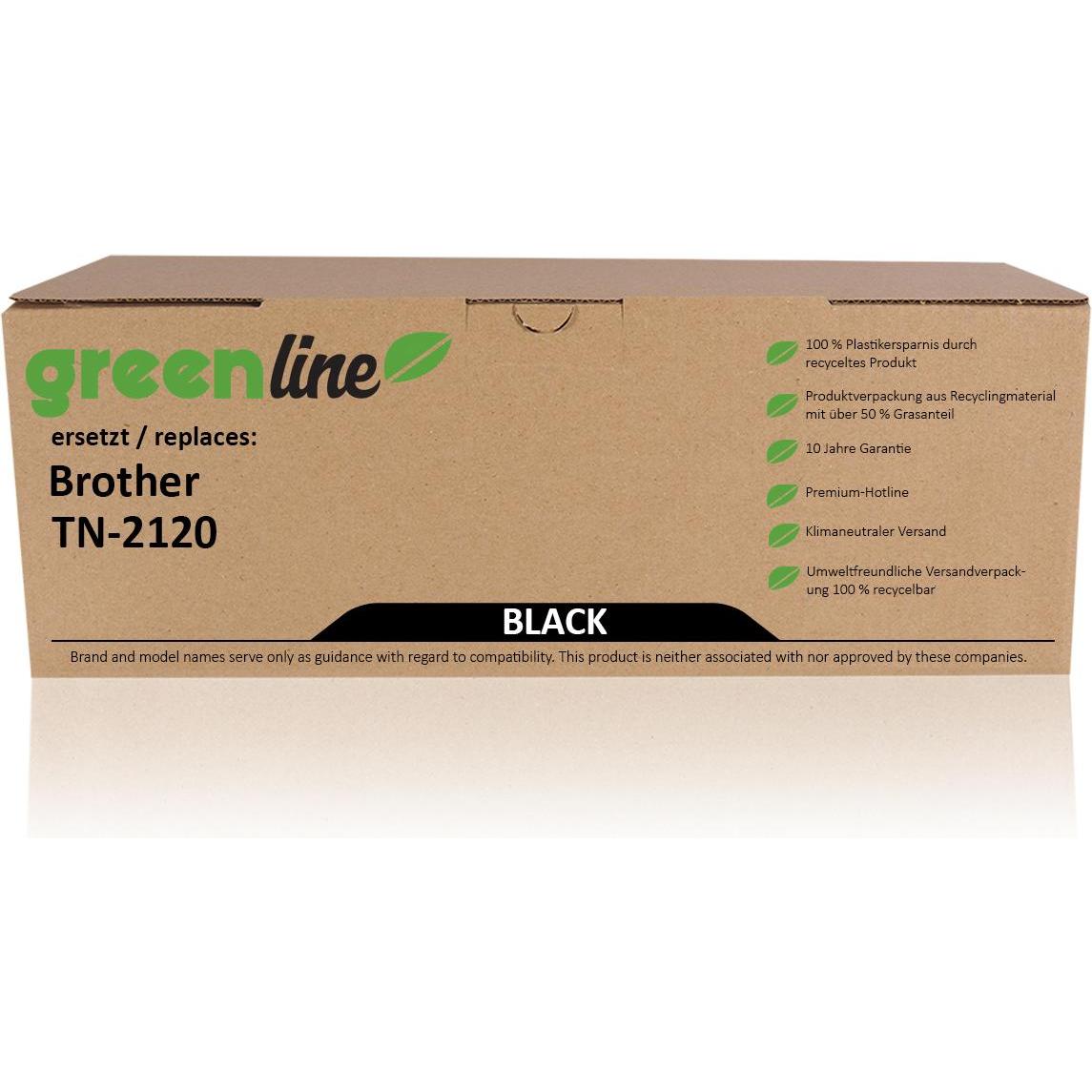 Inkadoo, Toner, Toner greenline ersetzt Brother TN-2120 Toner