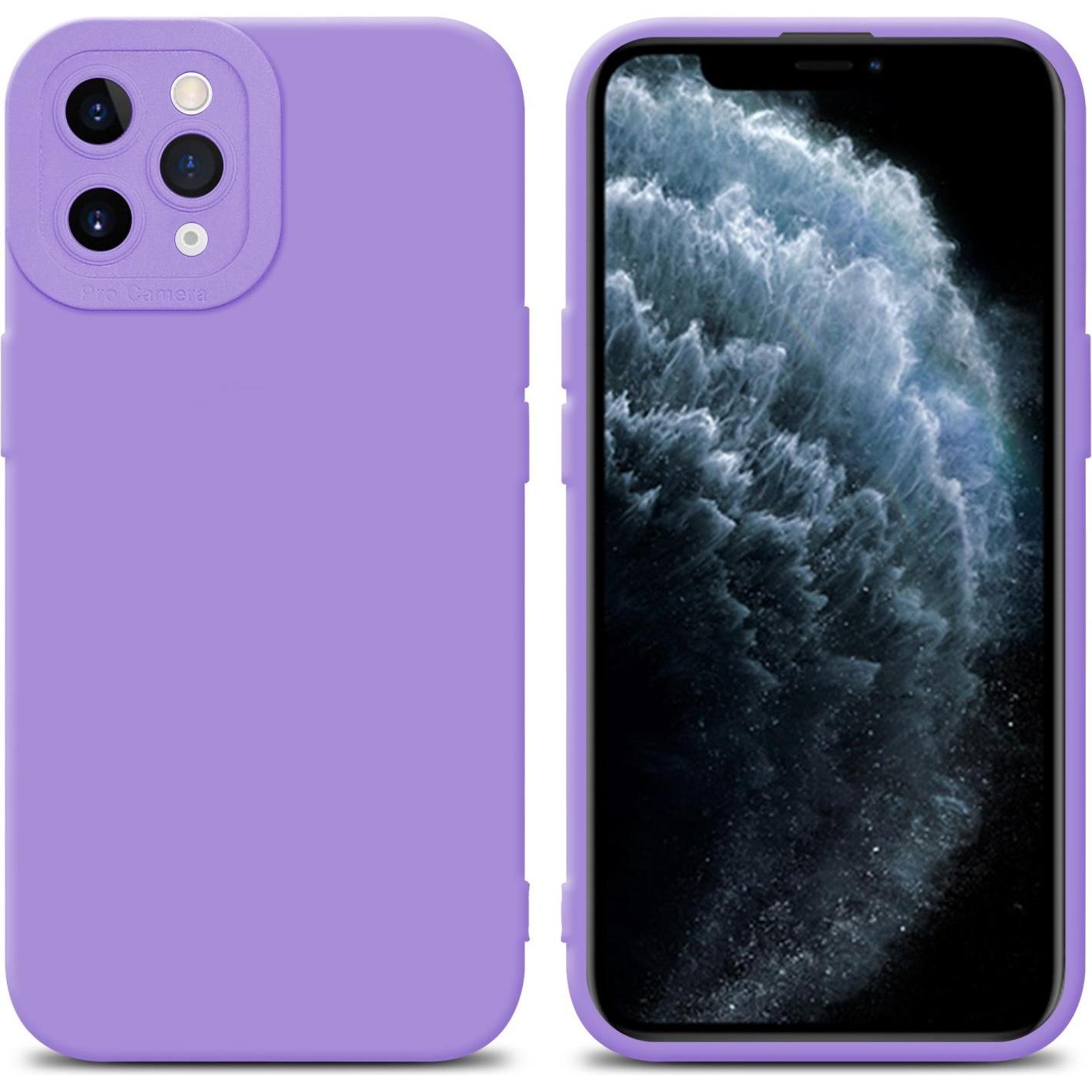 Thumbnail - Cadorabo Hülle für Apple iPhone 11 PRO MAX im TPU Fluid LM162 Style (Apple iPhone 11 Pro Max), Smartphone Hülle, Violett