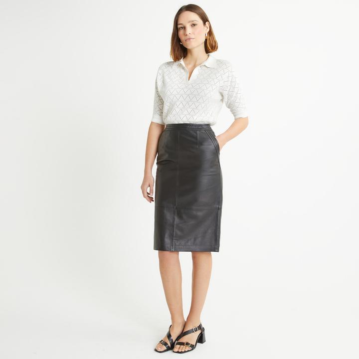 Produktbild Anne Weyburn Lederrock (36)