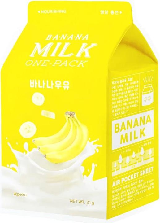 Actual product image A'Pieu Banana Milk One Pack Mask (1000 ml)