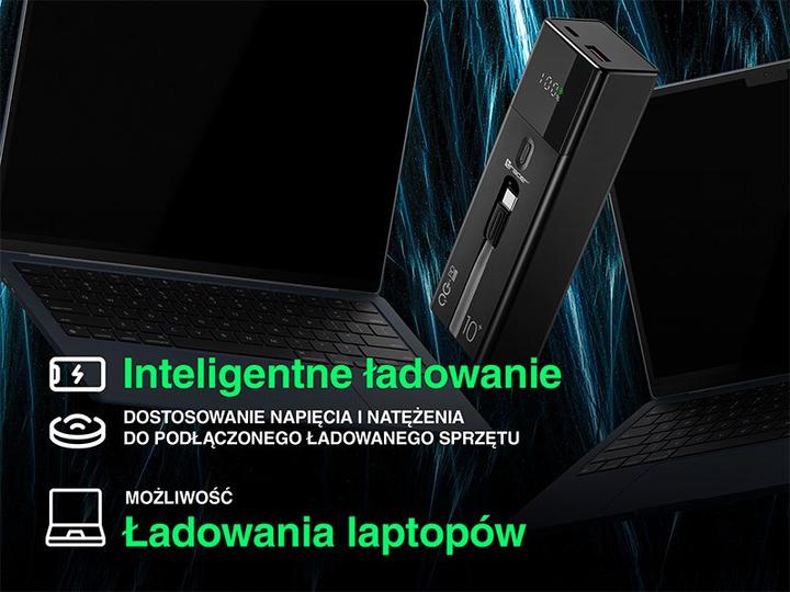 Actual product image Tracer POWERBANK QUANT 10000MAH 100W PD+QC (10000 mAh, 100 W, 37 Wh)