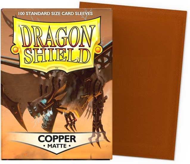 Actual product image Arcane Tinman ART11016 - Matte - Copper (100) Card Sleeves