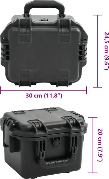 Produktbild VidaXL Koffer für Flugreise Tragbar PP (Fotokoffer, 3 l)