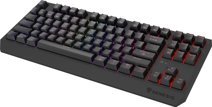Produktbild Genesis herní klávesnice THOR 230/TKL/RGB/Outemu Silent Lemon/Bezdrátová USB + Bluetooth/US layout/Č (US, Kabellos, Kabelgebunden)