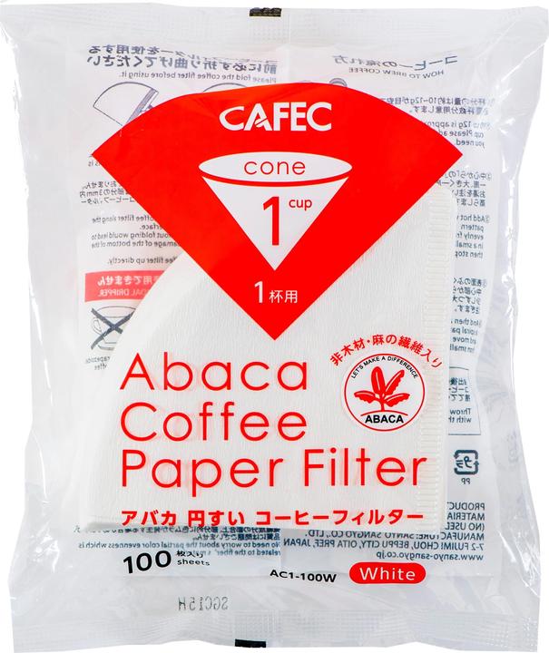 Produktbild CAFEC Abaca Filterpapier Cup 1, 100 Stück