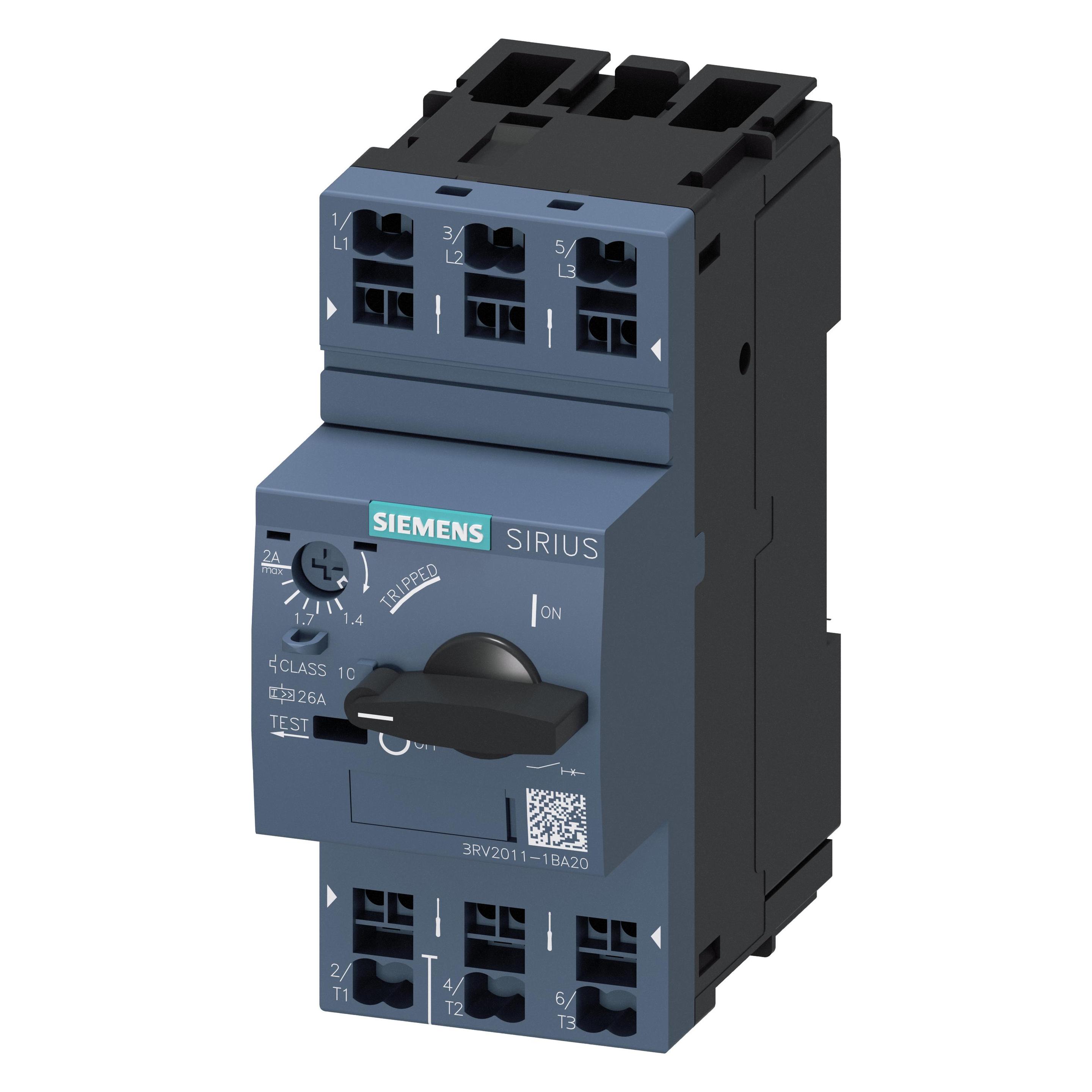 Siemens, FI stroomonderbreker, Stroomonderbreker voor motorbeveiliging 2A