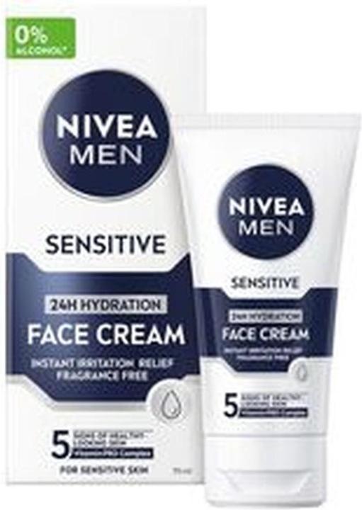 Produktbild NIVEA Moisturizing cream for men Sensitive (Face Cream) 75 ml (75 ml)