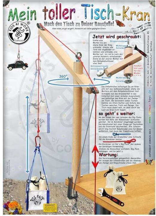 Produktbild Corvus Toys Tisch-Kran