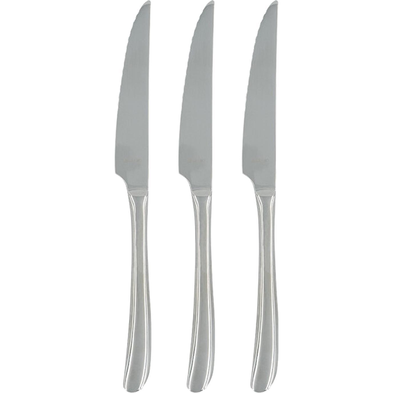Michelino Steakmesser 3 Stück, Besteck, Silber