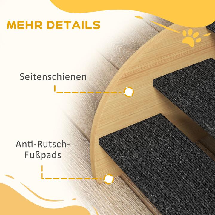 Actual product image PawHut Dog staircase with 8-9.5 cm step risers (Dog, Foldable)