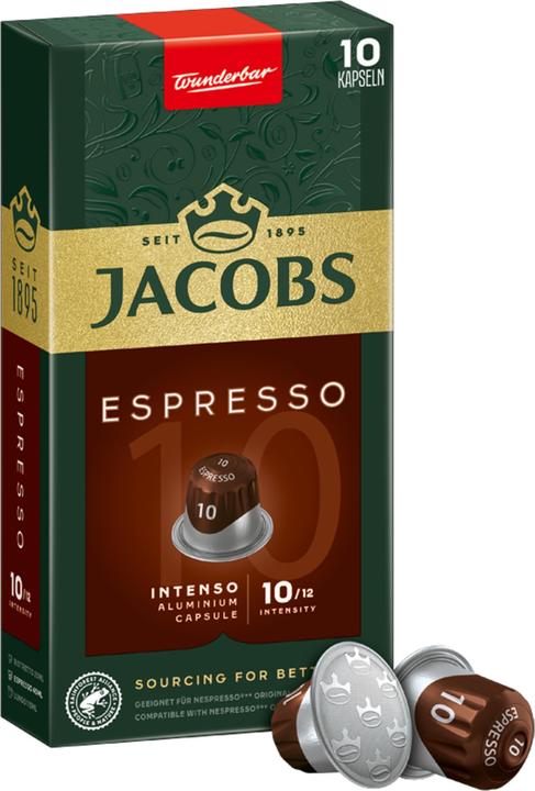 Actual product image Jacobs Espresso 10 Intenso (10 x Port.)