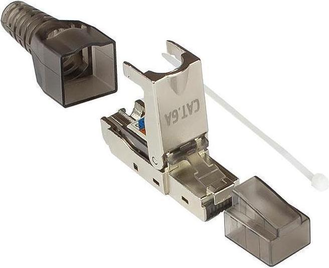 Produktbild Good Connections RJ45 Stecker Cat. 6A, werkzeuglos / feldkonfektionierbar, STP geschirmt, Metall