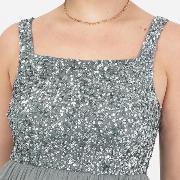 Image du produit Maya Deluxe Abito Midi Verde Nebbia (46)