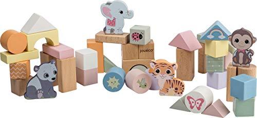 Jouéco The Wildies Family wooden stack 50 pieces