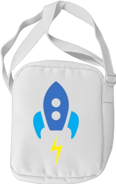 Produktbild Bügelbilder Schul & Freizeitsrucksack-Set Comic Rakete 2 (15 l)