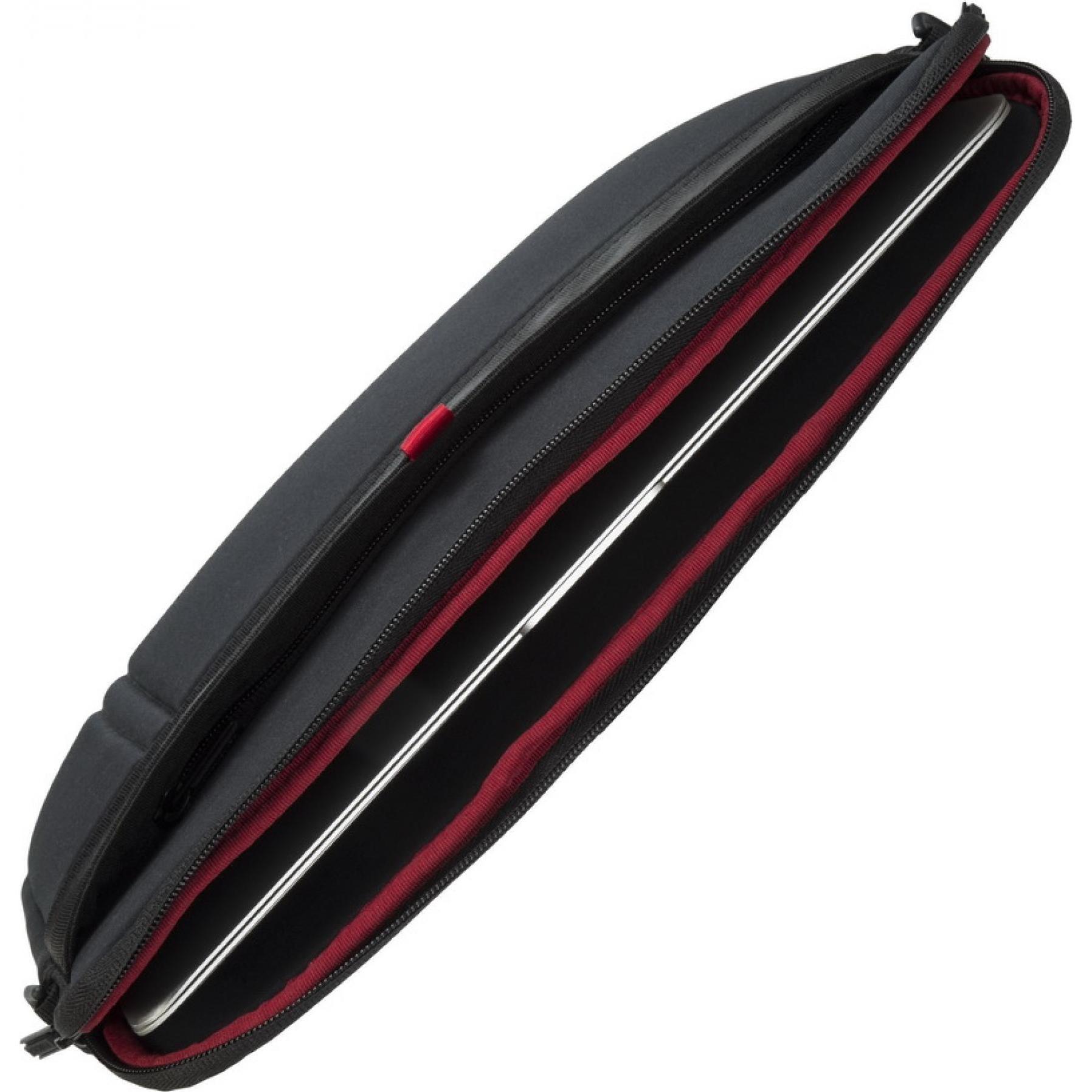 Thumbnail - Rivacase Nb-Gehäuse Antishock 13,3" (13.30", Universal), Notebooktasche, Rot, Schwarz