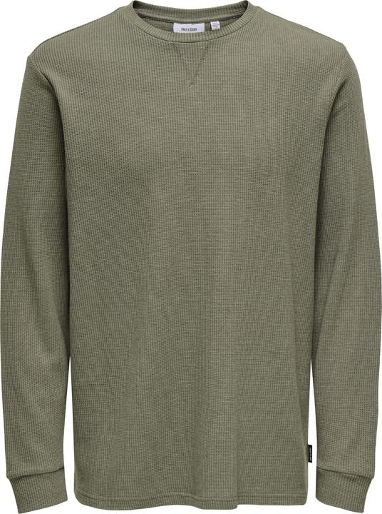 Produktbild Only & Sons Onswaffle Rlx Ls Tee (M)