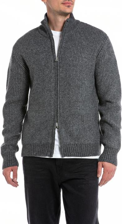 Produktbild Replay Herenvest, M10 donkergrijs gemêleerd., S (S)