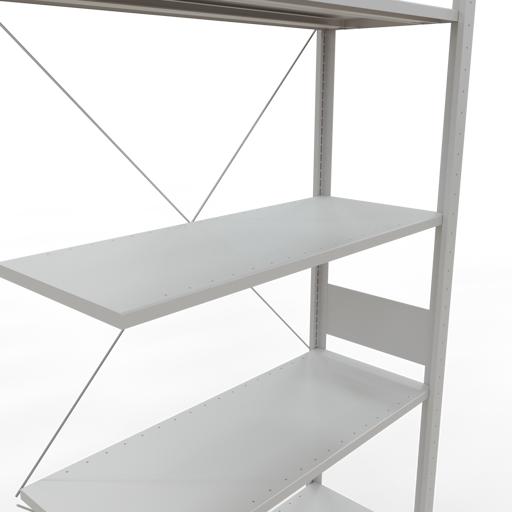 Actual product image Schulte Lagertechnik MULTIplus85 boltless bay system with cross brace