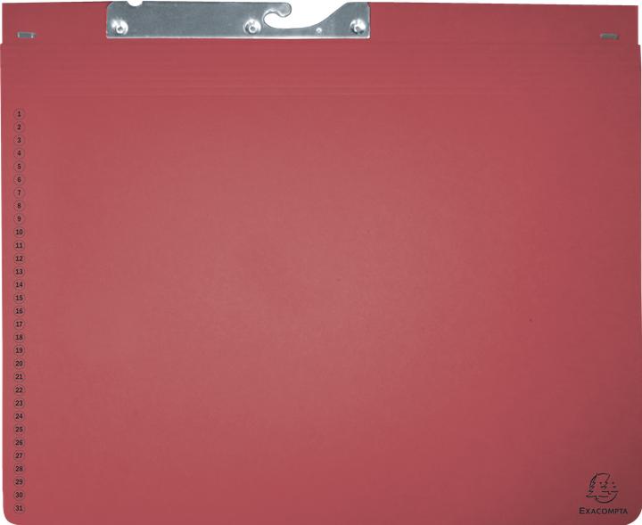 Produktbild Exacompta Pendelhefter, 2 Abheftvorrichtungen, rot (A4, 25x)