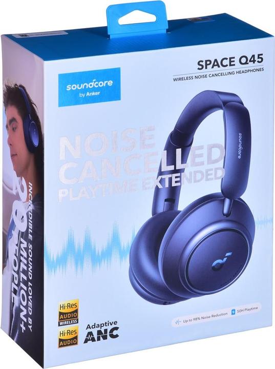Actual product image soundcore Space Q45 (ANC, 65 h, Wireless, Cable)
