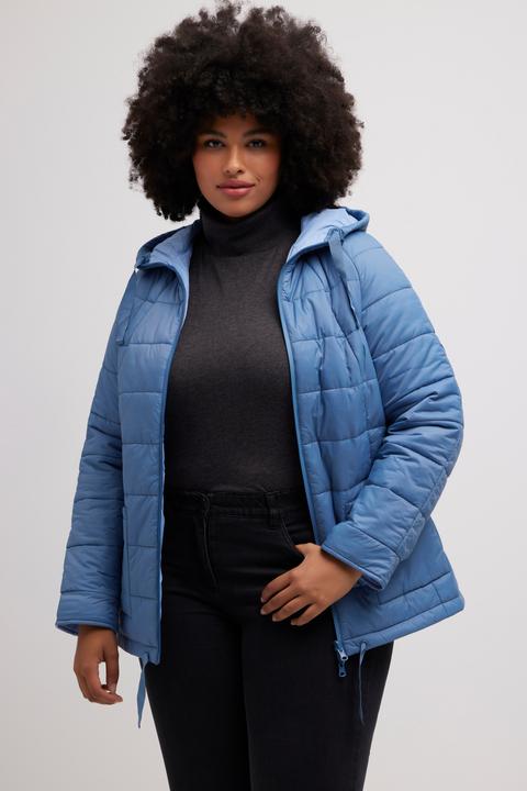 Actual product image Ulla Popken Reversible Butterfly Print Fully Lined Quilted Jacket (46, 48)