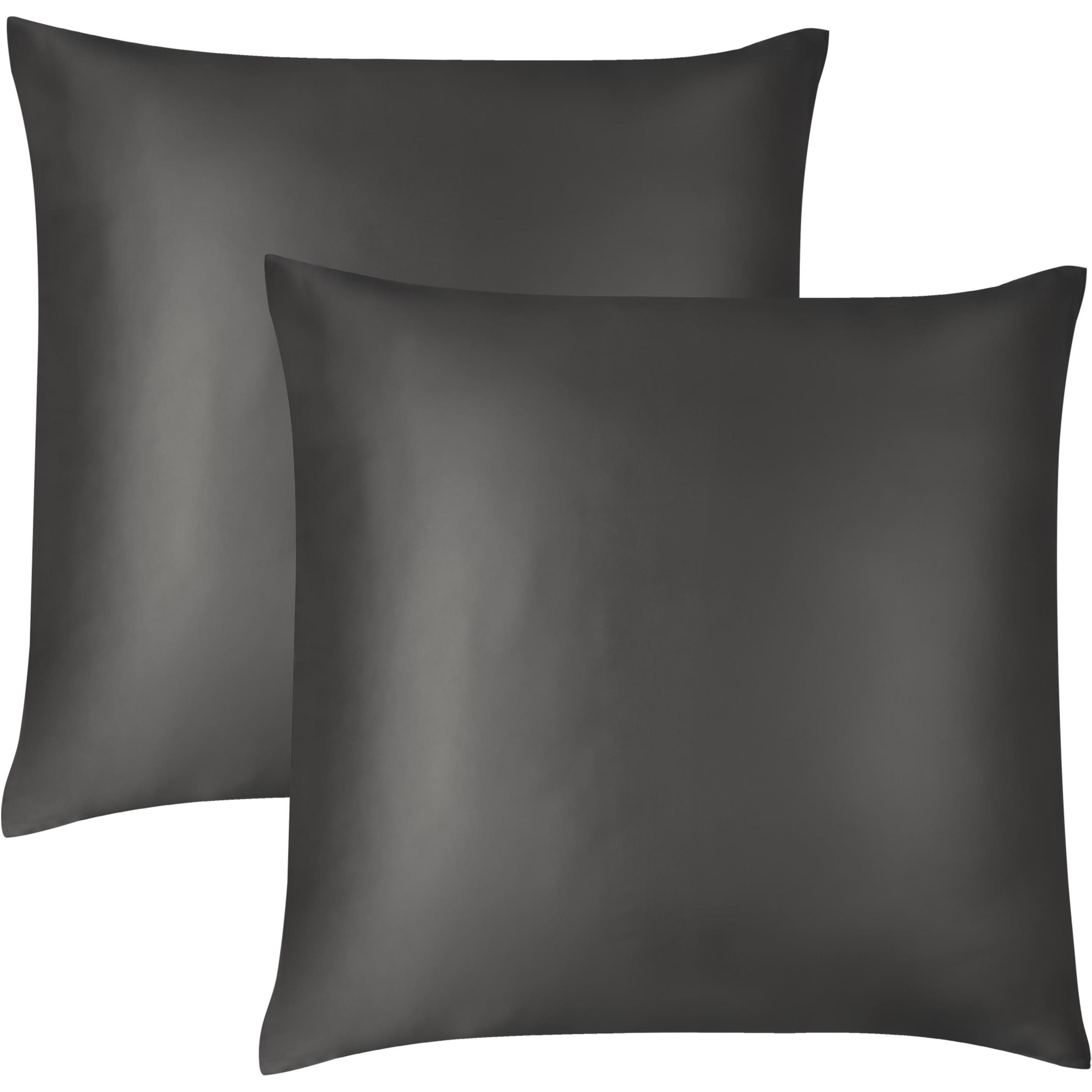 Aspero, Bettwäsche, 2x Satin Kissenbezüge 80x80 cm Enna - 9069 (Kopfkissenbezug, 80 x 80 cm)