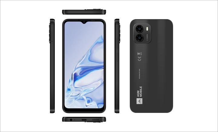 Produktbild AGM NOTE N1 8/128GB DARK GREY (128 GB, Schwarz, 6.50", Dual SIM, 4G)