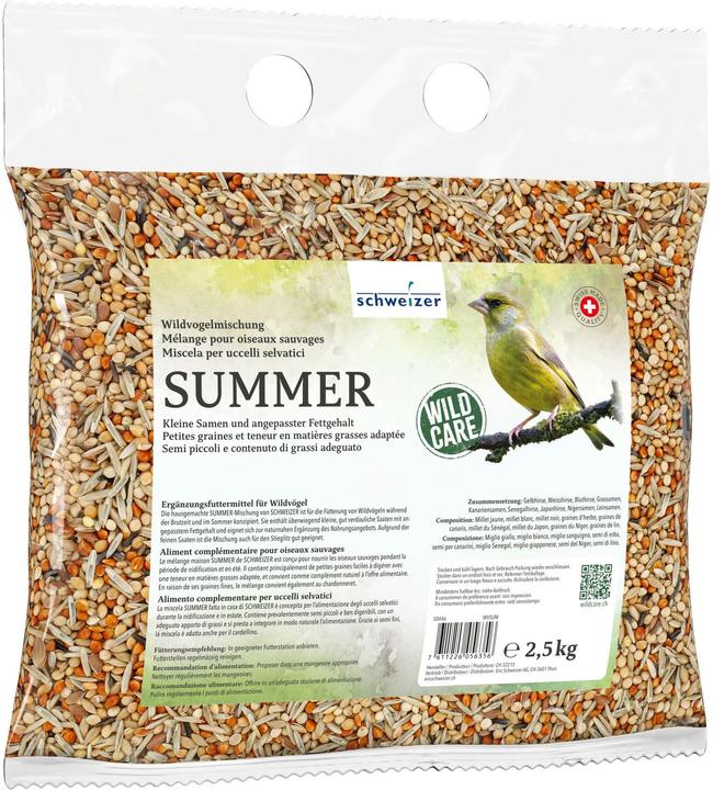 Schweizer Wildtierfutter Summer 2.5 kg (2.50 kg)