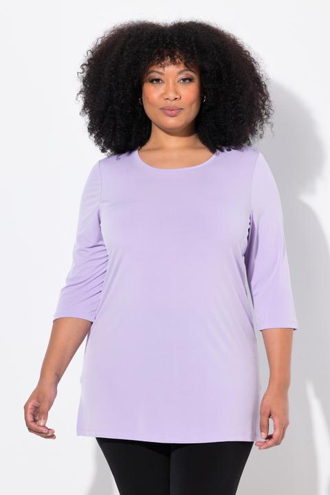 Actual product image Ulla Popken Matte Jersey Round Neck Tunic (56)