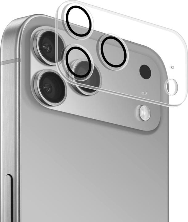 Puro Camera Standard Tempered Glass für iPhone 17 Pro Max für Kamerainsel und Objektive (1 pcs., Apple iPhone 17 Pro Max)