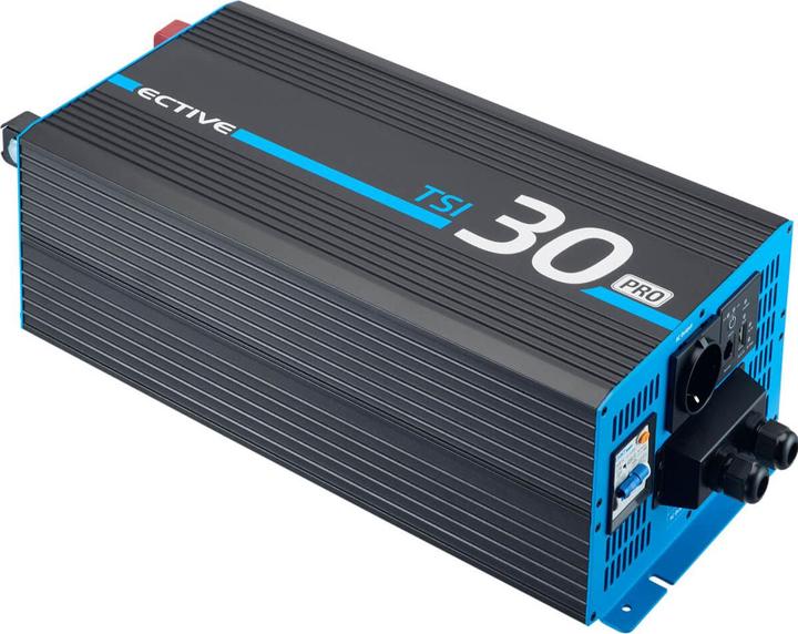 Produktbild Ective TSI 30 PRO 3000W/12V Sinus-Wechselrichter mit Netzvorrangschaltung (CH-Stecker)