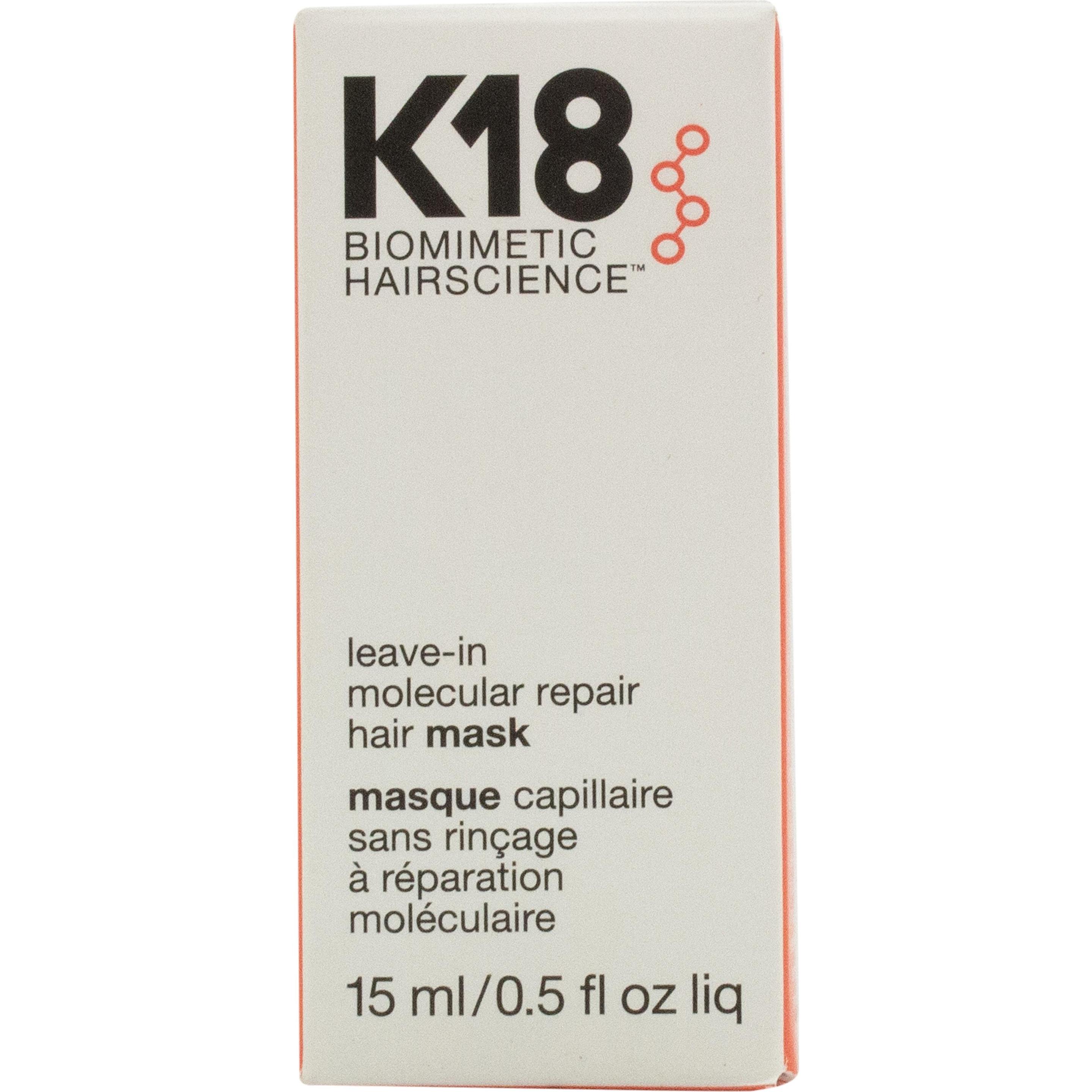 K18, Haarmasker, Moleculair herstel (15 ml)