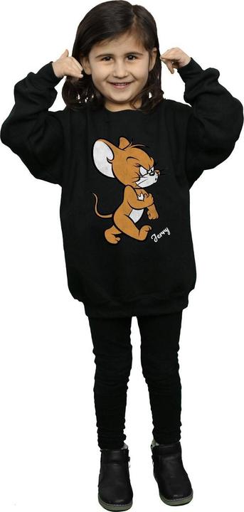 Actual product image Tom & Jerry Girls Angry Mouse Cotton Sweatshirt (152)
