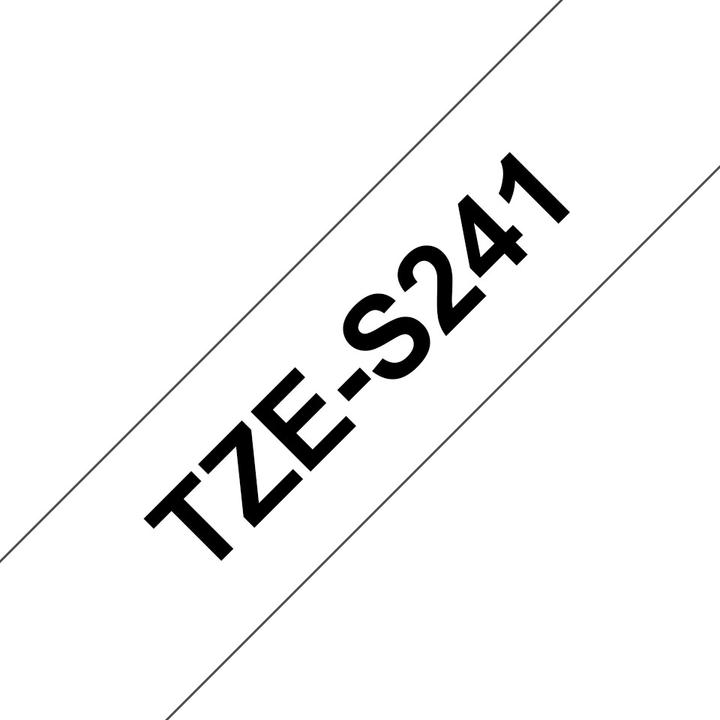 Produktbild Brother Tze-S241 (1.80 cm, Schwarz, Weiss)