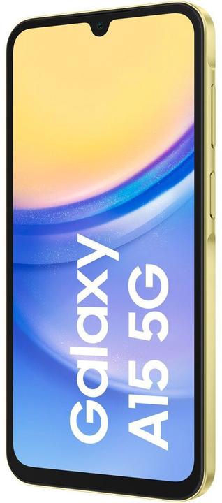 Actual product image Samsung Galaxy A15 5G (128 GB, Yellow, 6.50", Dual SIM, 5G)