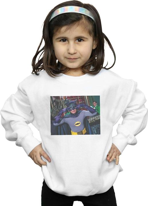 Actual product image Girls Batman TV Series Batdance Photo Sweatshirt (152, 158)