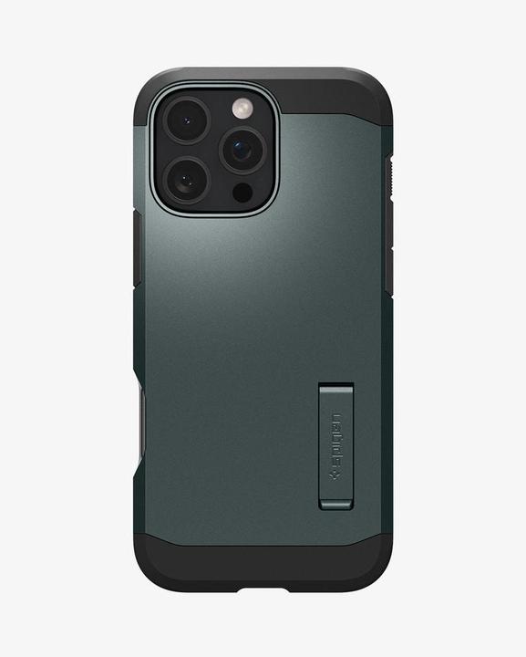 Productafbeelding Spigen Tough Armor MAG iPhone 16 Pro MagSafe afgrond groen/zielony ACS08148 (Apple iPhone 16 Pro)