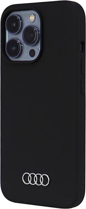 Produktbild Audi Silicone Case iPhone 13 Pro / 13 6.1" czarny/black hardcase AU-LSRIP13P-Q3/D1-BK (Apple iPhone 13 Pro)