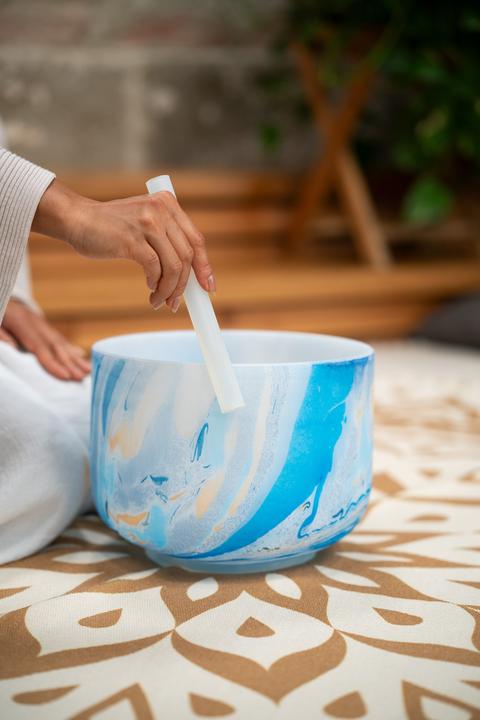 Produktbild Meinl Marble Crystal Singing Bowl 10" - Note A4 (Perkussion)