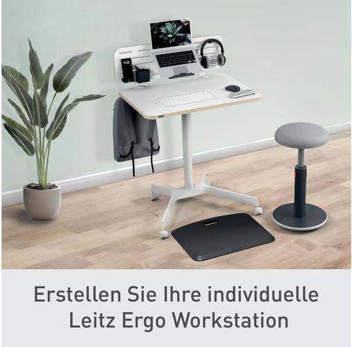 Immagine prodotto Leitz Workstation Ergo Compact Scrivania regolabile in altezza (80 x 60 x 75 cm)