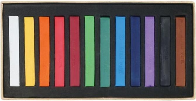 Mares Trockenpastelle Master F 2012 12 Farben MARIES (12x)